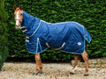 Heavy Weight 450g Horse Stable Rug With Detachable Neck - Navy