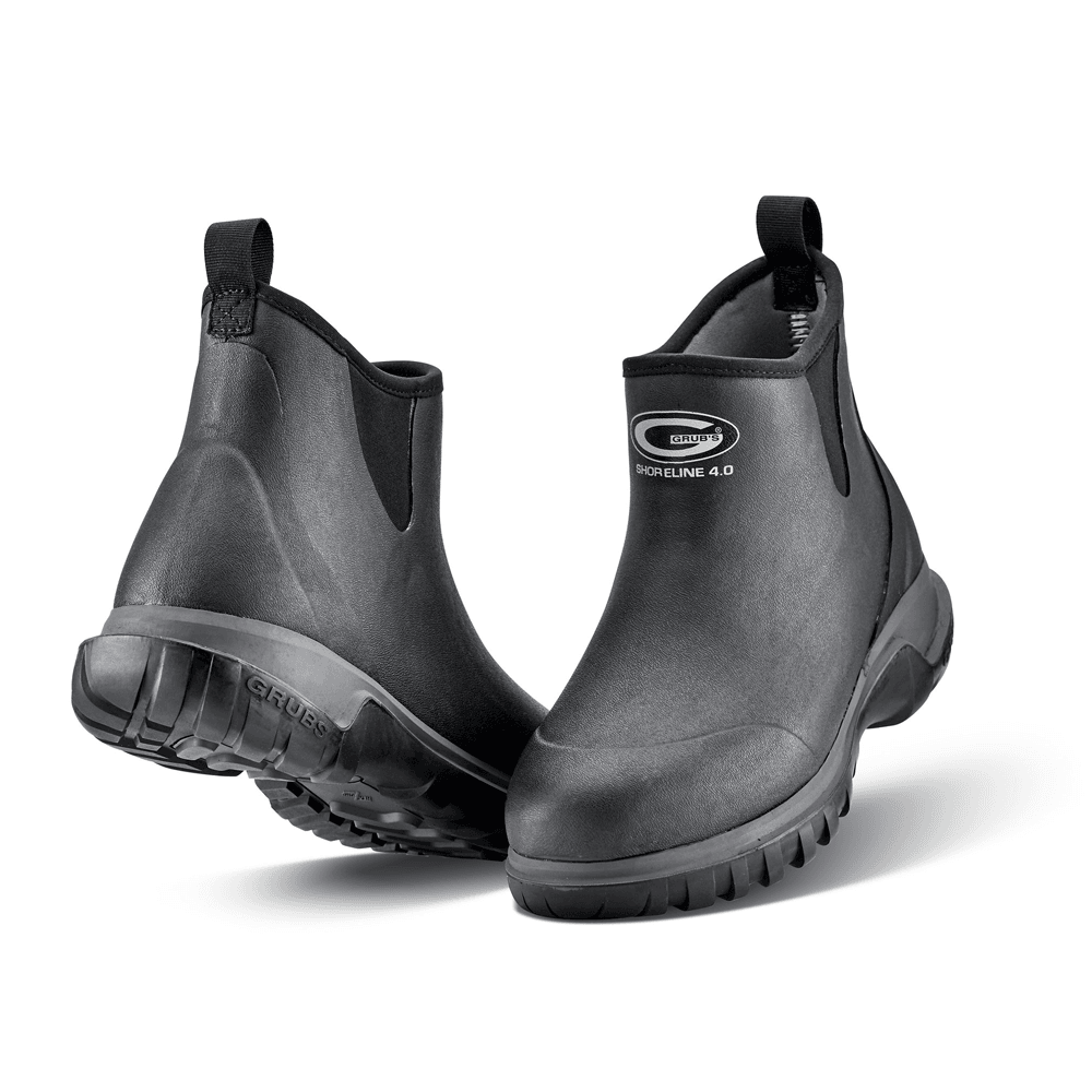 Waterproof Insulated Adult Ankle Wellington Boots / Wellies (Grubs Shoreline)