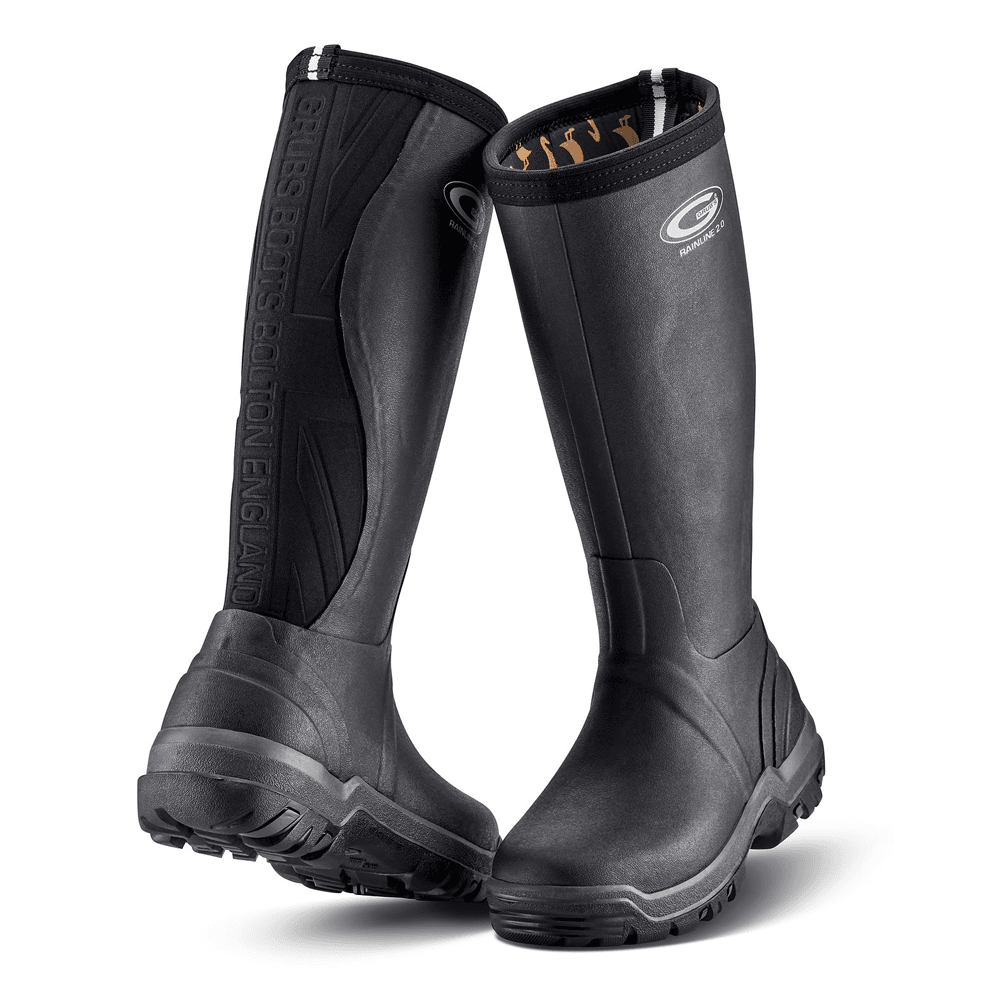 Lightweight Rubber Stretch Adult Wellington Boots / Wellies in Various Colours (Grubs Rainline)