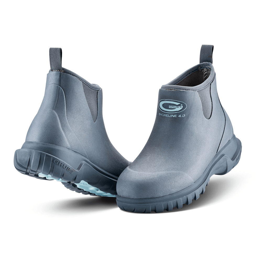 Waterproof Insulated Adult Ankle Wellington Boots / Wellies (Grubs Shoreline)