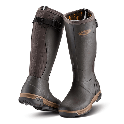 Adult Green/Brown Wellington Boots / Wellies (Grubs HIGHLINE ™ 2.0)
