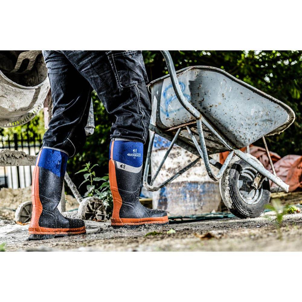Neoprene Rubber Insulated Adult Safety Wellington Boots / Wellies (Buckler BBZ6000 S5)