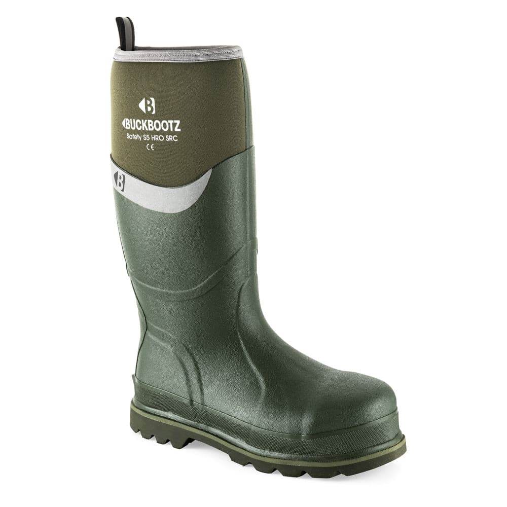 Neoprene Rubber Insulated Adult Safety Wellington Boots / Wellies (Buckler BBZ6000 S5)