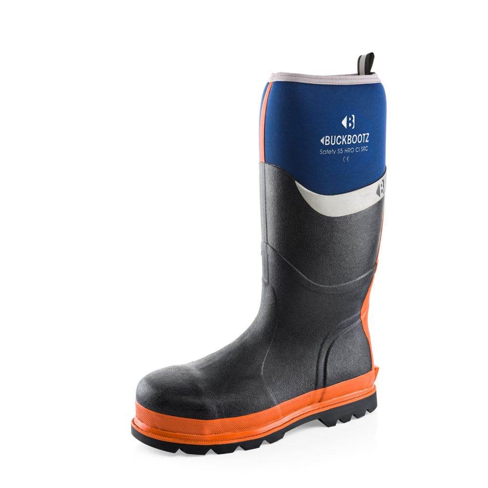 Neoprene Rubber Insulated Adult Safety Wellington Boots / Wellies (Buckler BBZ6000 S5)