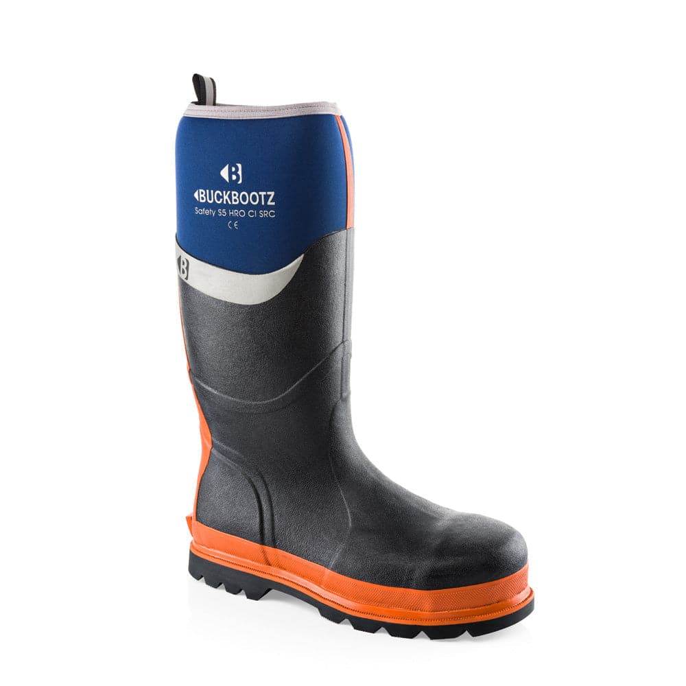 Neoprene Rubber Insulated Adult Safety Wellington Boots / Wellies (Buckler BBZ6000 S5)