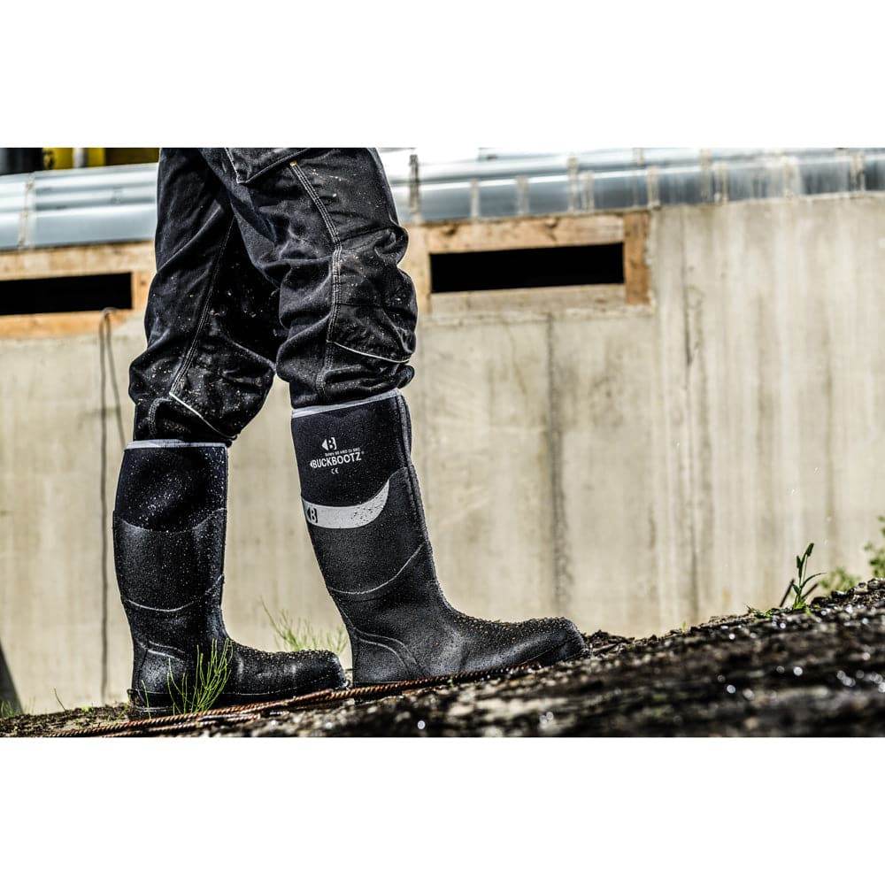 Neoprene Rubber Insulated Adult Safety Wellington Boots / Wellies (Buckler BBZ6000 S5)