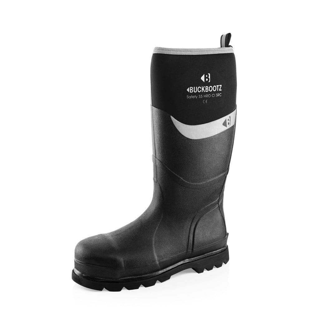 Neoprene Rubber Insulated Adult Safety Wellington Boots / Wellies (Buckler BBZ6000 S5)