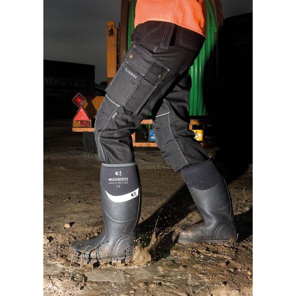 Neoprene Rubber Insulated Adult Safety Wellington Boots / Wellies (Buckler BBZ6000 S5)