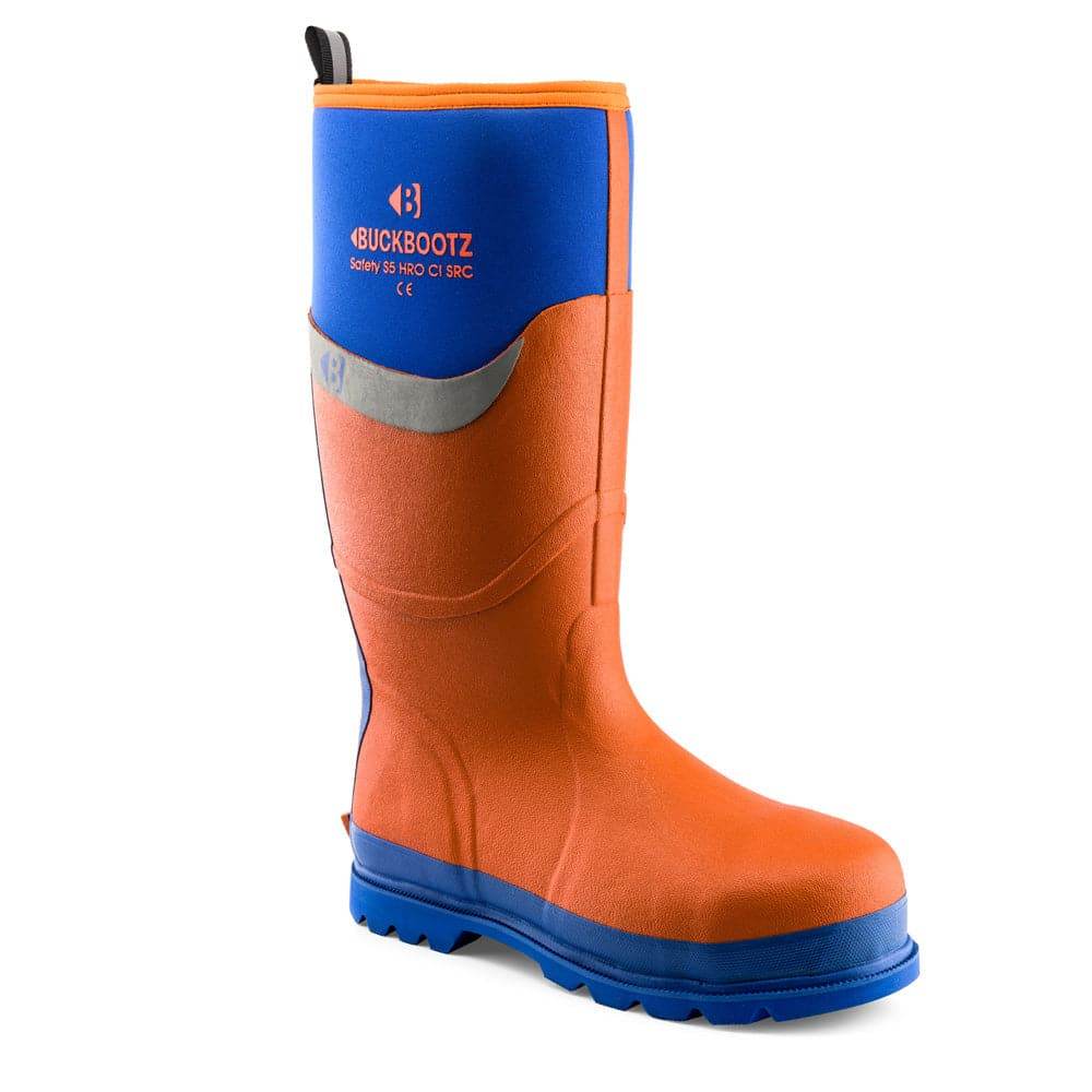 Neoprene Rubber Insulated Adult Safety Wellington Boots / Wellies (Buckler BBZ6000 S5)