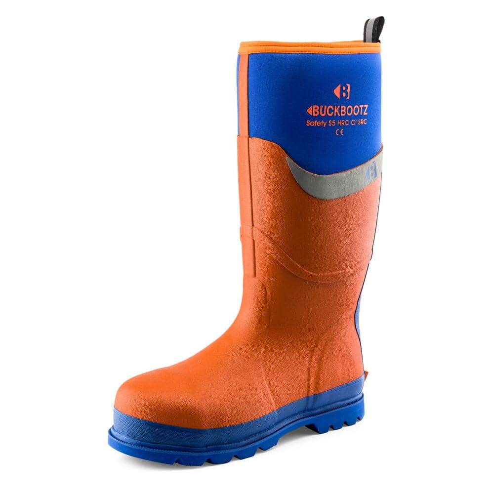 Neoprene Rubber Insulated Adult Safety Wellington Boots / Wellies (Buckler BBZ6000 S5)