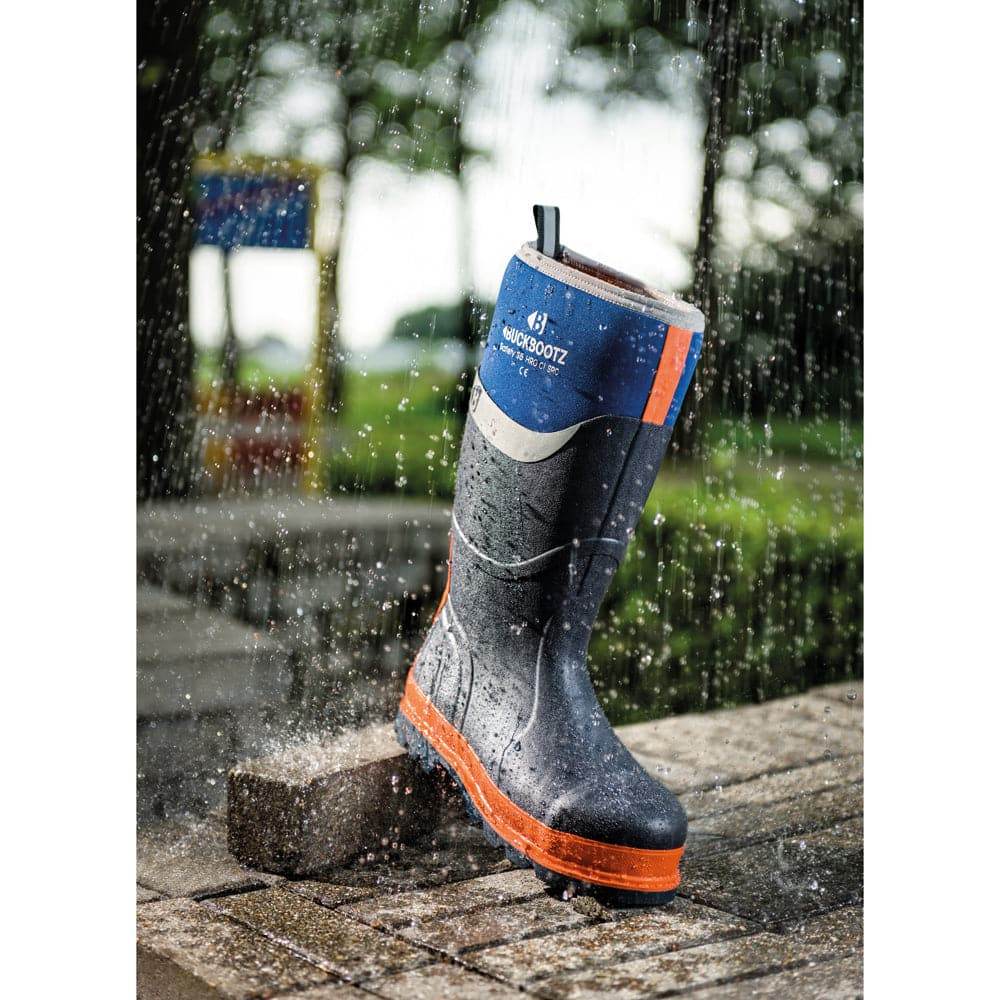 Neoprene Rubber Insulated Adult Safety Wellington Boots / Wellies (Buckler BBZ6000 S5)