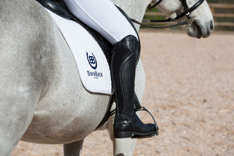 Long Horse Riding Boot: Georgia - Black