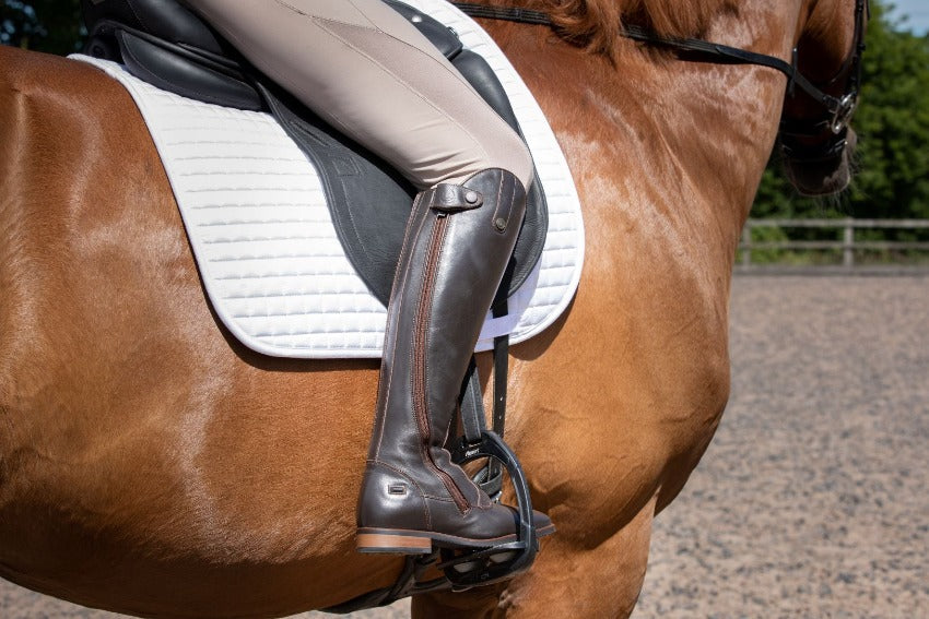 Long Horse Riding Field Boots: Graceland  - Brown