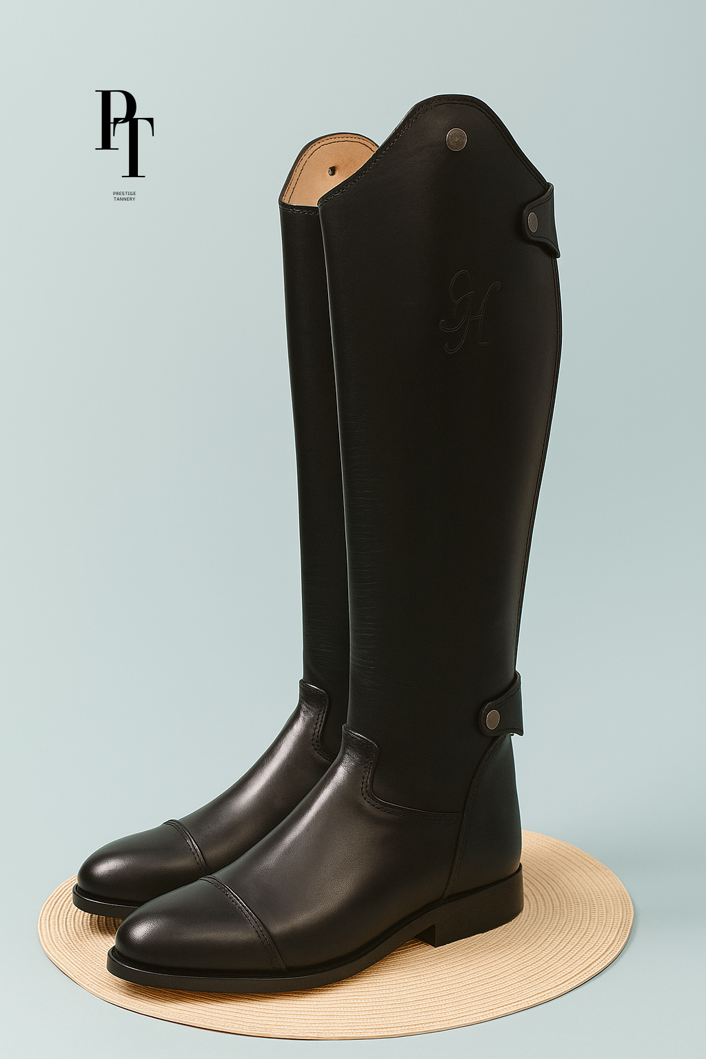 Traditional English Horse Riding Boot - Black/Brown