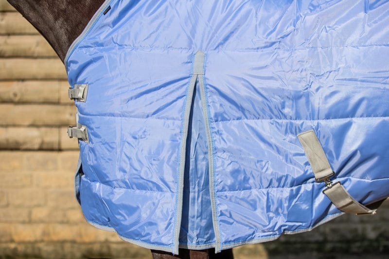 Lightweight 100g Horse Stable Rug With Detachable Neck - Cornflower