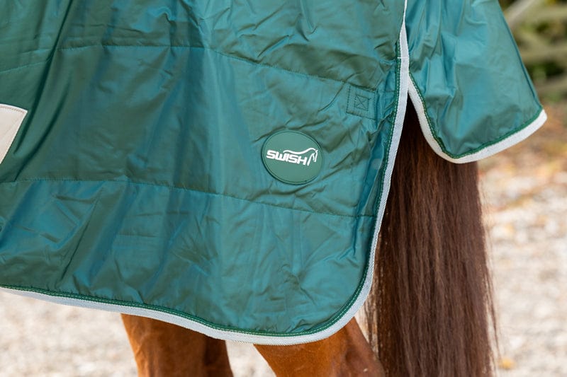 Lightweight 100g Horse Stable Rug With Detachable Neck - Hunter Green