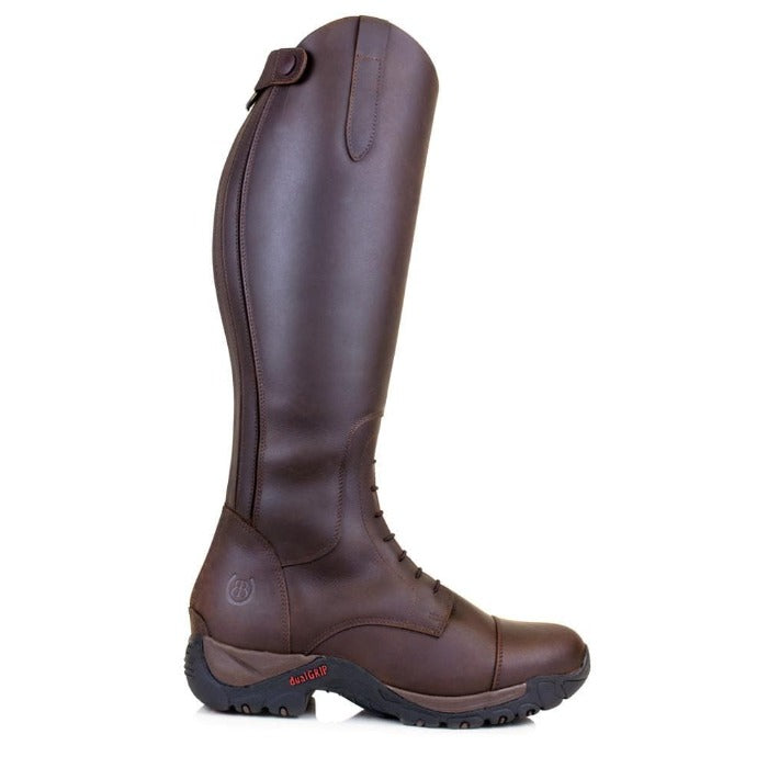 Wool-lined Long Horse Riding Boots: Nebraska  - Brown