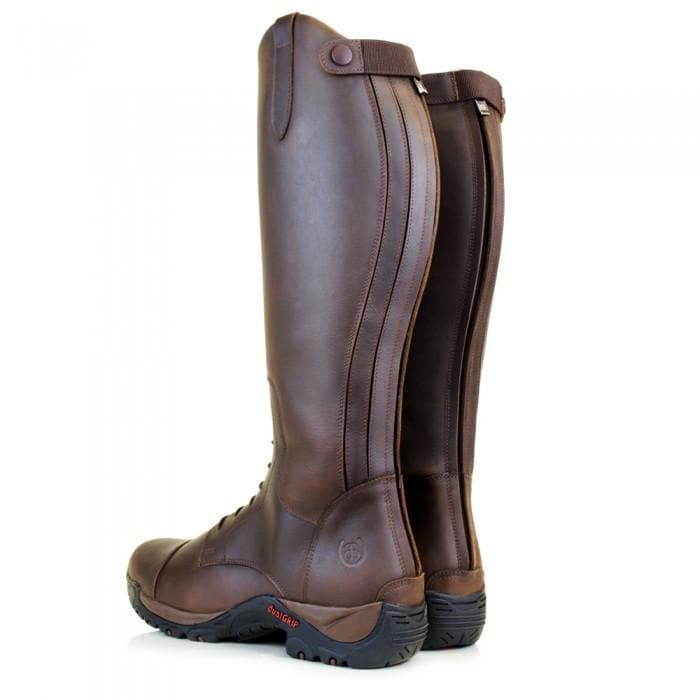 Wool-lined Long Horse Riding Boots: Nebraska  - Brown