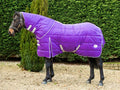 Heavy Weight 400g Horse Detachable Neck Stable Rug - Purple