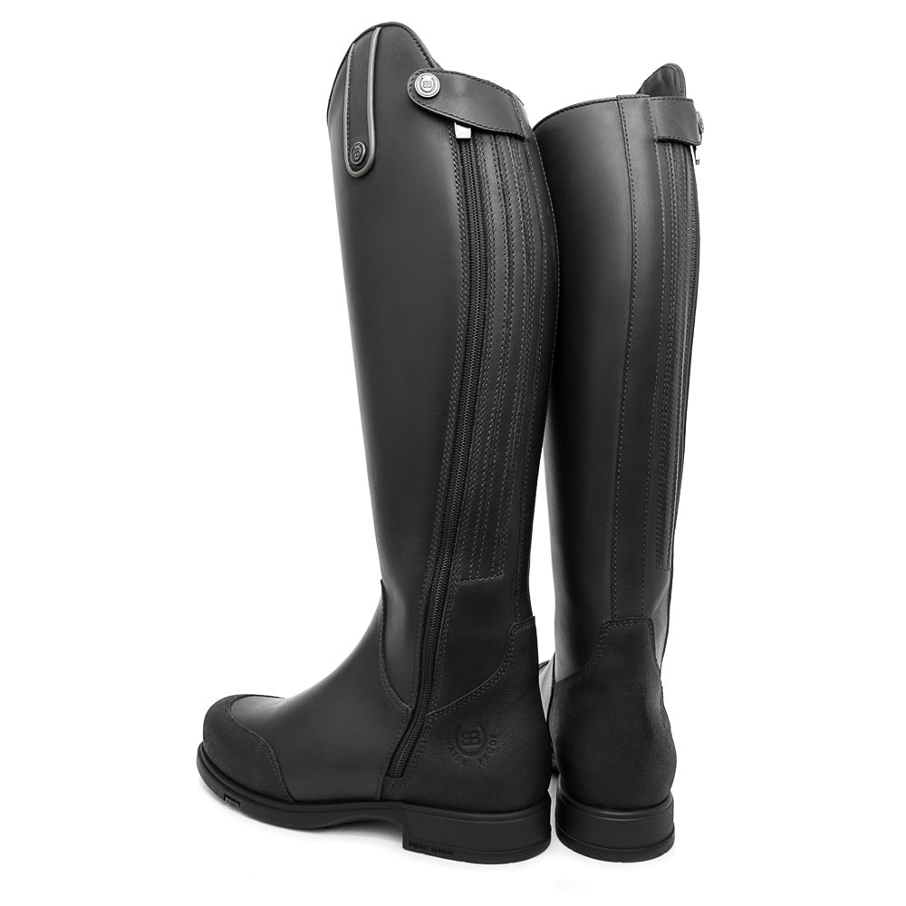 Waterproof Long Horse Riding Boots: Vermont Storm - Black