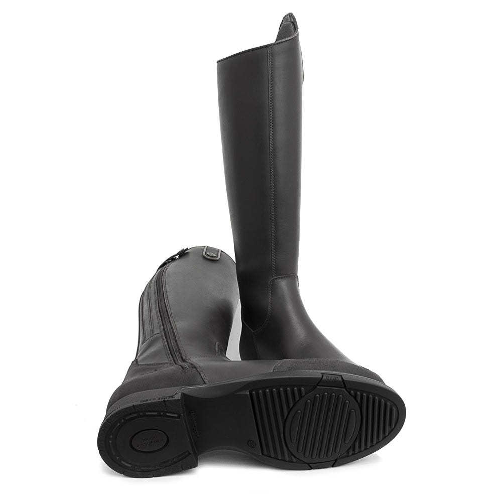 Waterproof Long Horse Riding Boots: Vermont Storm - Black