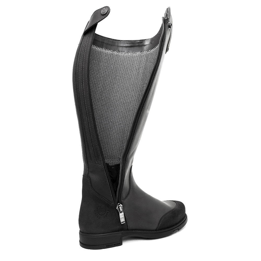 Waterproof Long Horse Riding Boots: Vermont Storm - Black