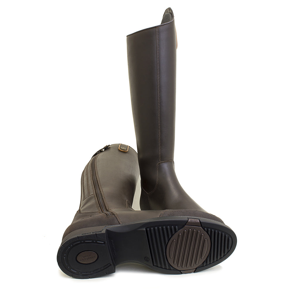 Waterproof Long Horse Riding Boots:Vermont Storm  - Brown
