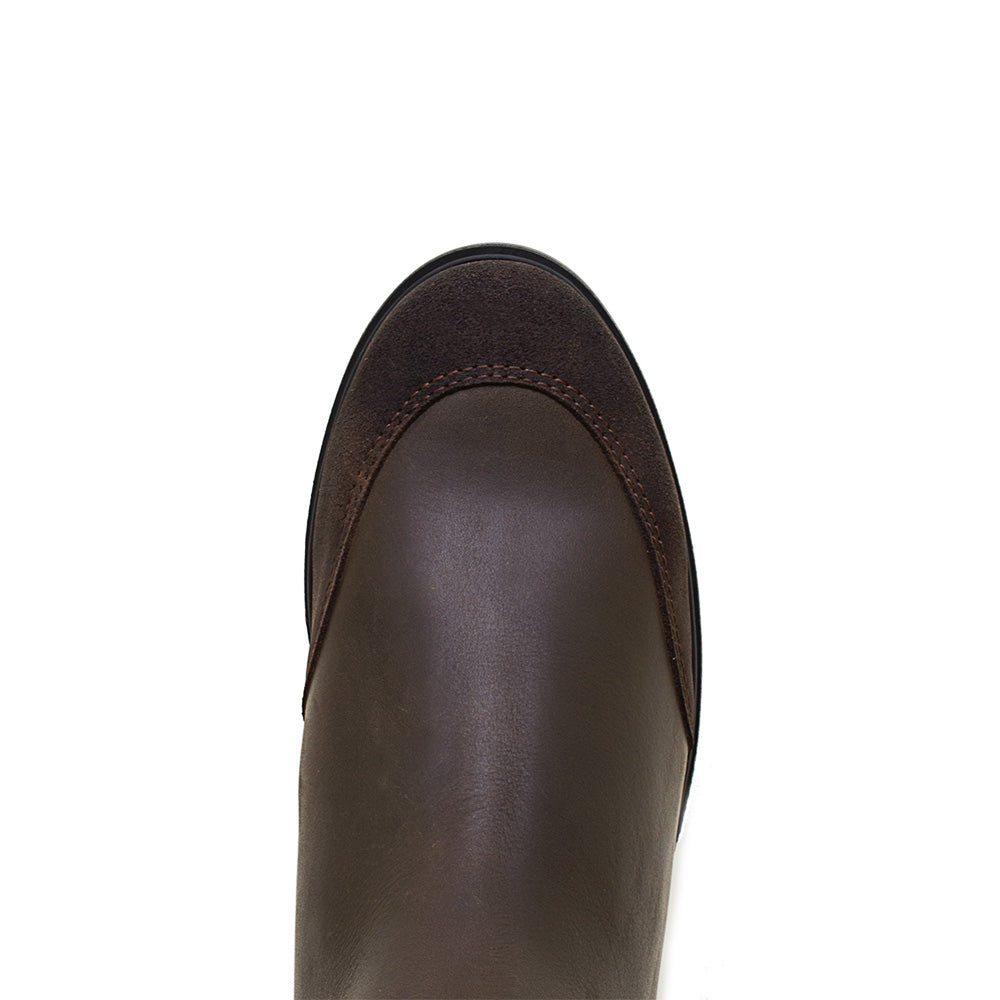 Waterproof Long Horse Riding Boots:Vermont Storm  - Brown