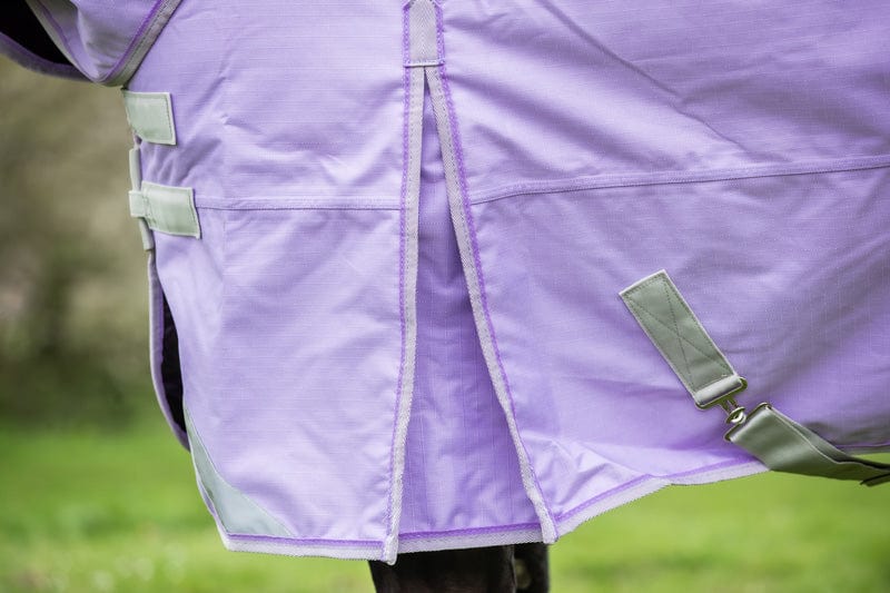 Medium weight 200G Detachable Neck Horse Turnout Rug - Violet
